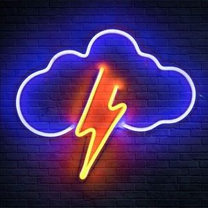 New Handmade  Cloud  Neon Light Wall Decor